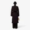 Oversized Yün Blend Trençkot