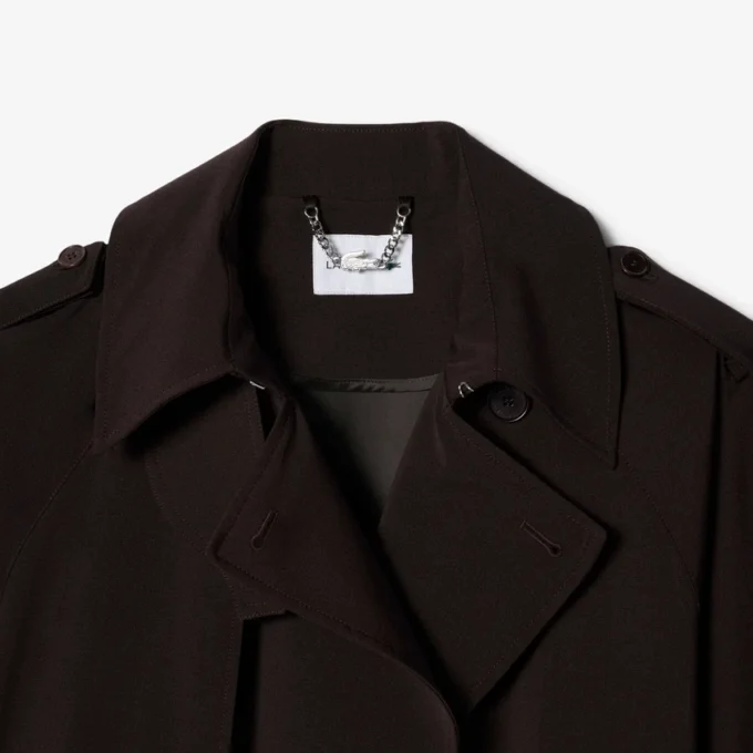 Oversized Yün Blend Trençkot