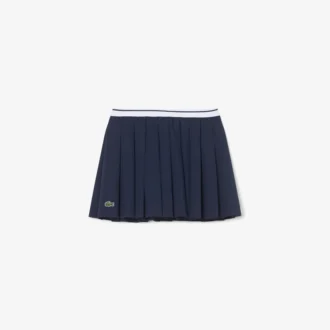 Oxford Pamuklu Pileli Etek