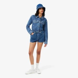 Pamuklu Denim Şort