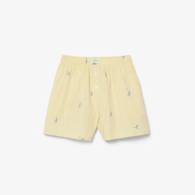 Pamuklu Poplin Boxer Şort