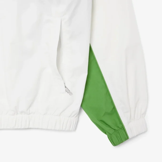 Rahat Kesim Fermuarlı Pamuklu Twill Ceket