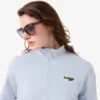 Rahat Kesim Fermuarlı Rozetli Sweatshirt