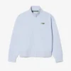 Rahat Kesim Fermuarlı Rozetli Sweatshirt