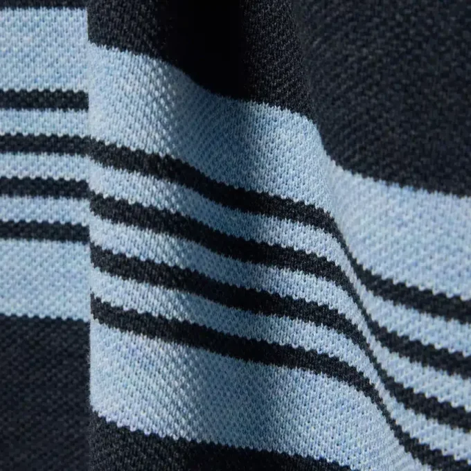 Rahat Kesim Çizgili Piqua Rugby Polo Tişörtü