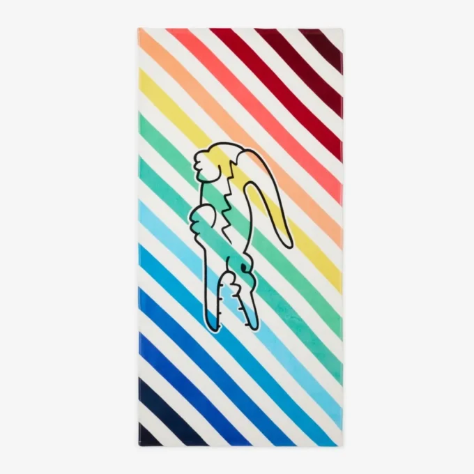 Rainbow Big Croc Plaj Havlusu