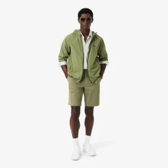 Regular Fit Streç Pamuklu Chino Bermuda Şort