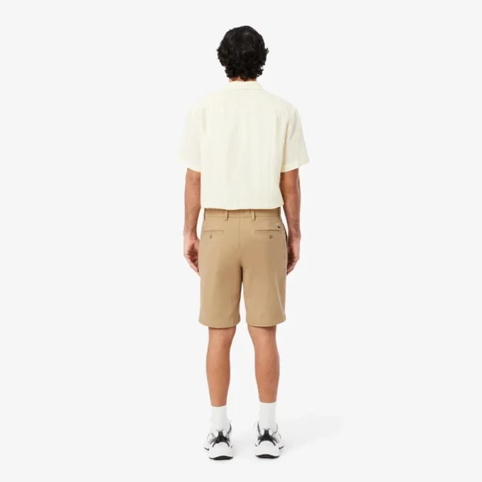 Regular Fit Streç Pamuklu Chino Bermuda Şort