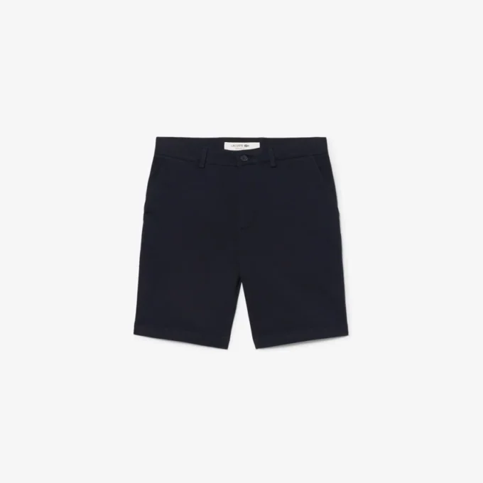 Regular Fit Streç Pamuklu Chino Bermuda Şort
