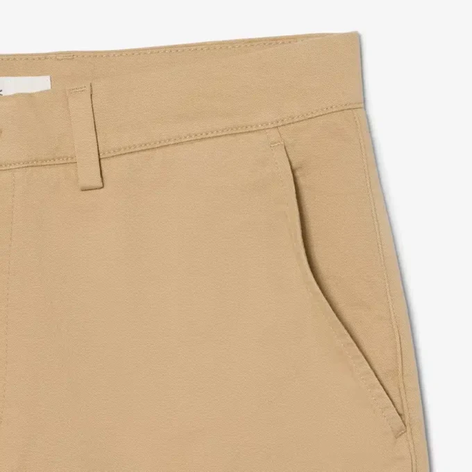 Regular Fit Streç Pamuklu Chino Bermuda Şort