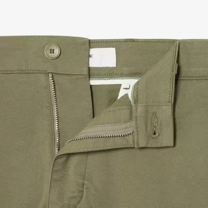 Regular Fit Streç Pamuklu Chino Bermuda Şort