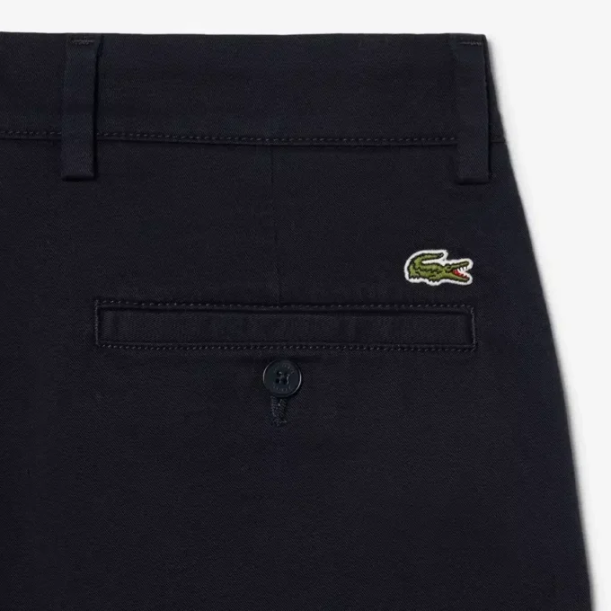 Regular Fit Streç Pamuklu Chino Bermuda Şort