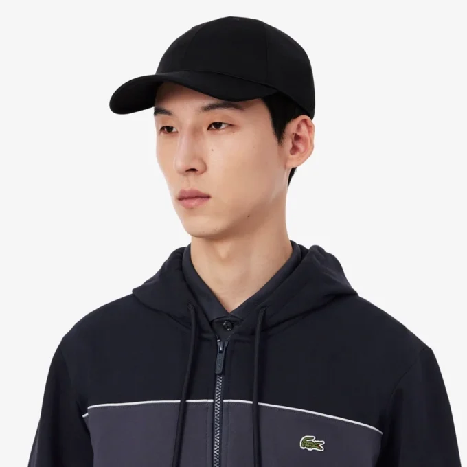 Renk Bloklu Fermuarlı Kapüşonlu Sweatshirt