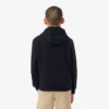 Renk Bloklu Fermuarlı Kapüşonlu Sweatshirt