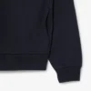 Renk Bloklu Fermuarlı Kapüşonlu Sweatshirt
