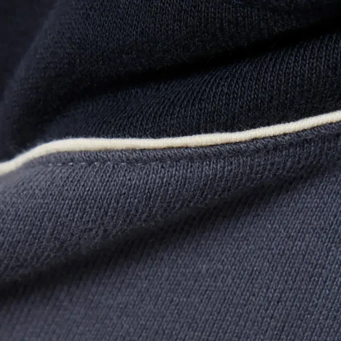 Renk Bloklu Fermuarlı Kapüşonlu Sweatshirt
