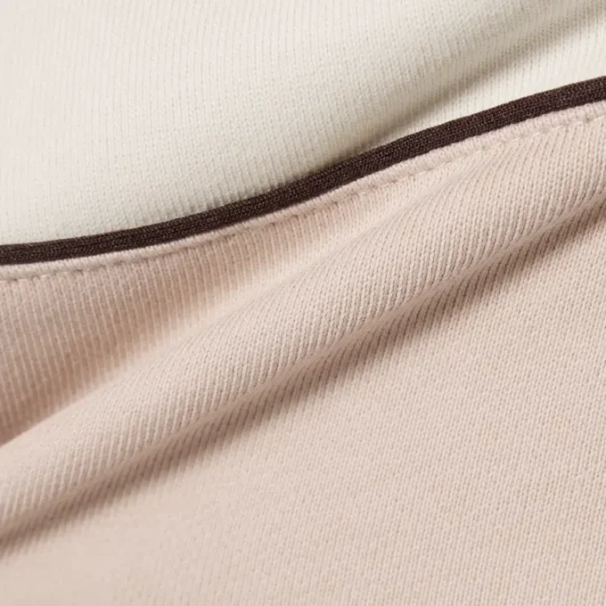 Renk Bloklu Fermuarlı Kapüşonlu Sweatshirt