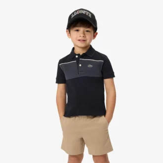 Renk Bloklu Petit Piqué Polo Tişört