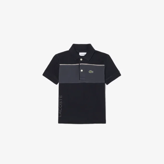 Renk Bloklu Petit Piqué Polo Tişört