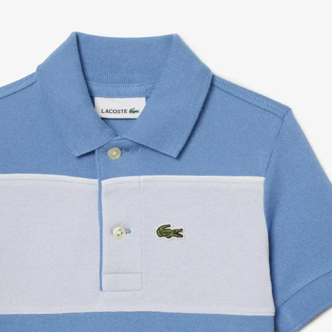Renk Bloklu Petit Piqué Polo Tişört