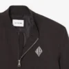 Retro Rozetli Su Geçirmez Bomber Ceket