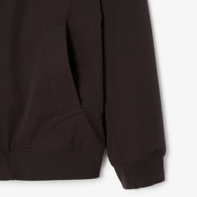 Retro Rozetli Su Geçirmez Bomber Ceket