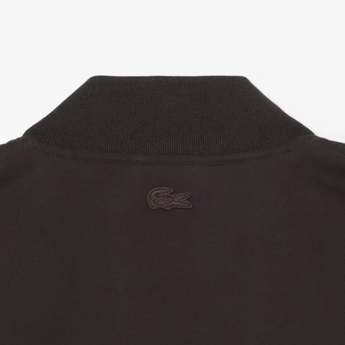 Retro Rozetli Su Geçirmez Bomber Ceket