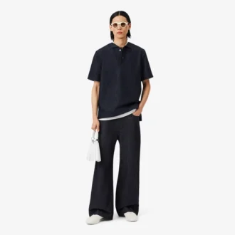 Runway Bol Kesim Denim Polo Tişört