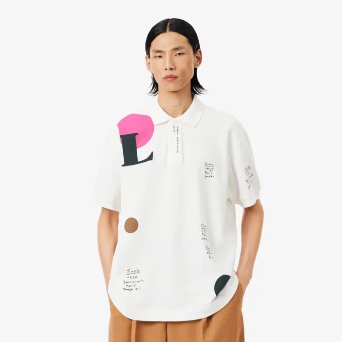 Runway Bol Kesim Grafikli Piqua Polo Tişört