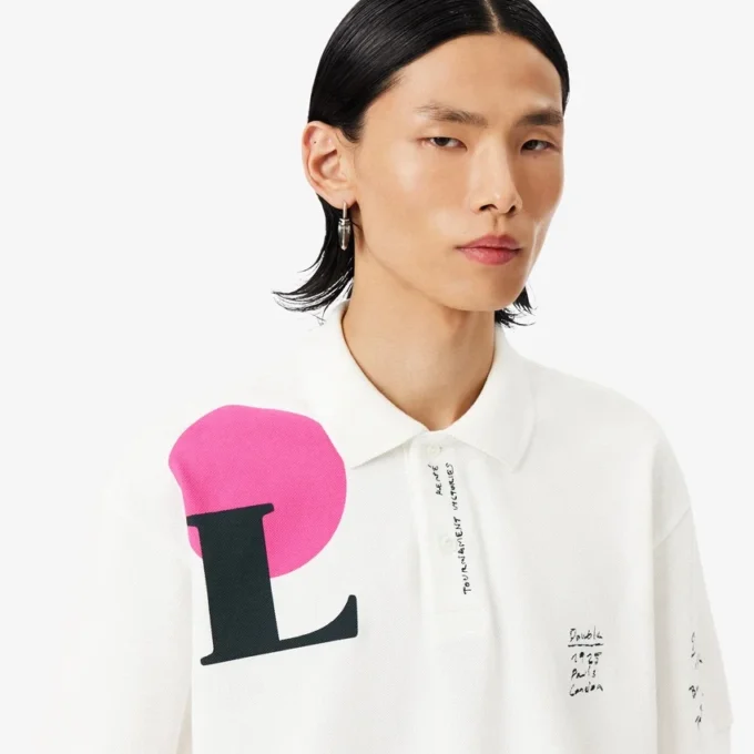 Runway Bol Kesim Grafikli Piqua Polo Tişört