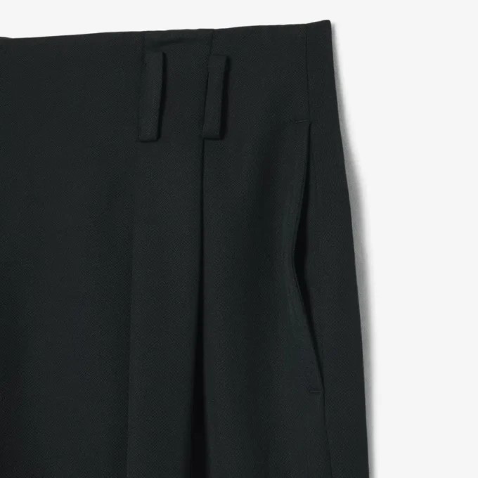 Runway Düz Kesim Terzi Yapımı Yün Pantolon
