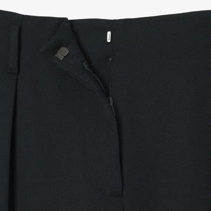 Runway Düz Kesim Terzi Yapımı Yün Pantolon