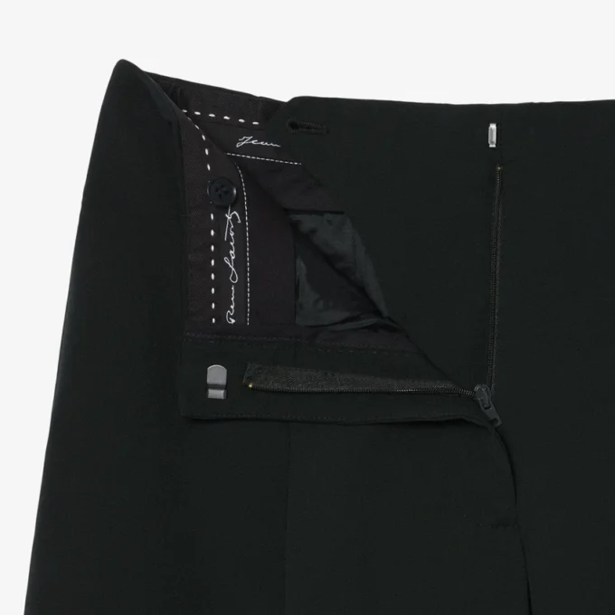 Runway Geniş Kesim Yün Blend Pantolon