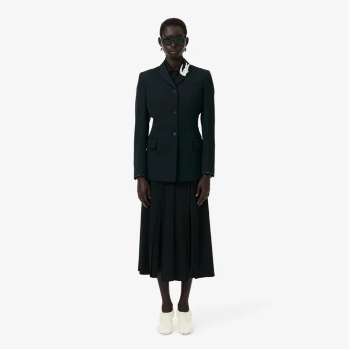Runway Hafif Yün Blazer