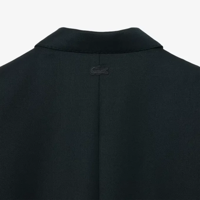 Runway Çift Düğmeli Hafif Yün Blazer