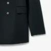 Runway Çift Düğmeli Hafif Yün Blazer