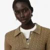 Runway Kablo Örgü Polo Yaka Kazak