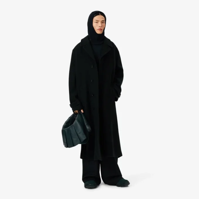 Runway Kaynatılmış Yün Palto