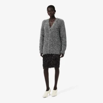 Runway Lurex Örgü Etek
