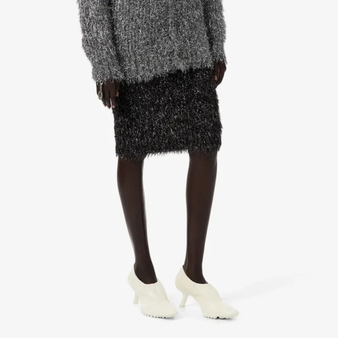 Runway Lurex Örgü Etek