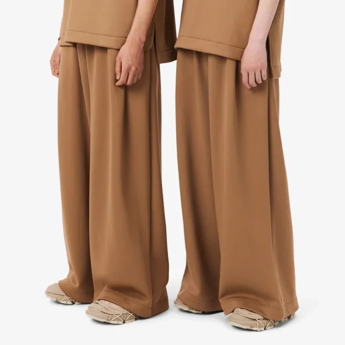 Runway Pileli Saten Jogger Pantolon