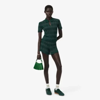 Runway Pointelle Polo Tişört Yakalı Kazak