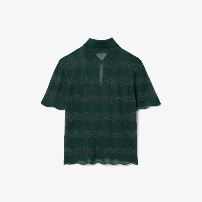 Runway Pointelle Polo Tişört Yakalı Kazak