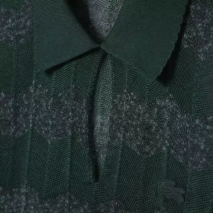 Runway Pointelle Polo Tişört Yakalı Kazak