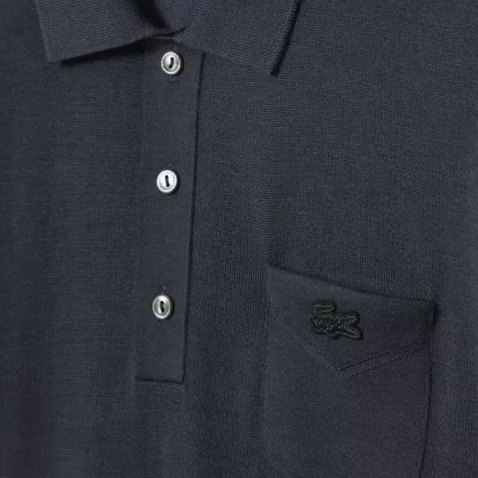 Runway Polo Tişört Yakalı Merinos Yünü Kazak