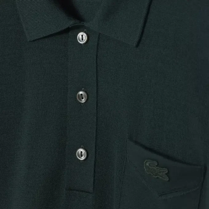 Runway Polo Tişört Yakalı Merinos Yünü Kazak