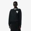 Runway Polo Tişört Yakalı Rozetli Sweatshirt