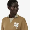 Runway Polo Tişört Yakalı Rozetli Sweatshirt