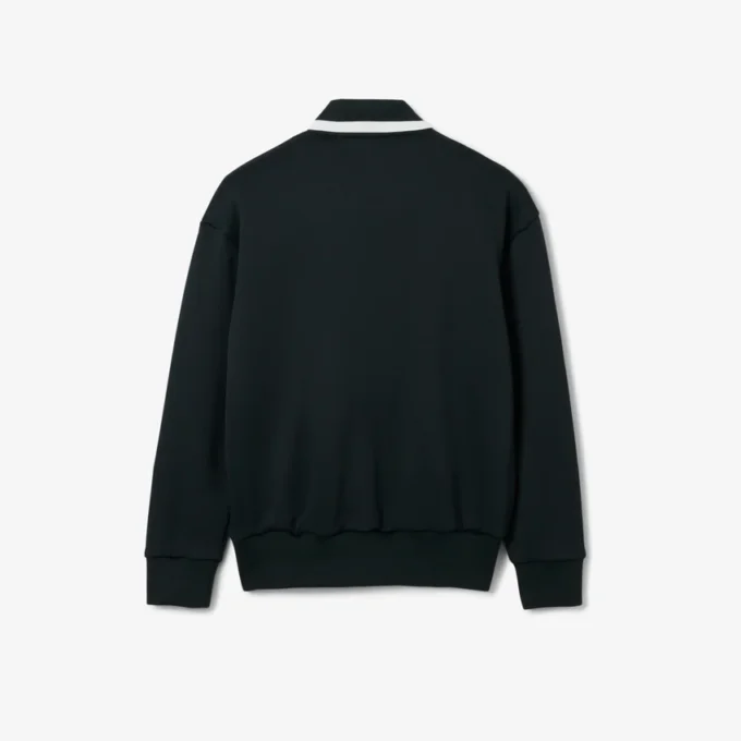 Runway Polo Tişört Yakalı Rozetli Sweatshirt