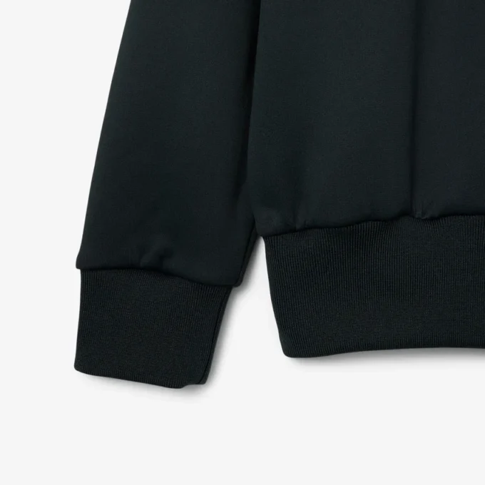 Runway Polo Tişört Yakalı Rozetli Sweatshirt